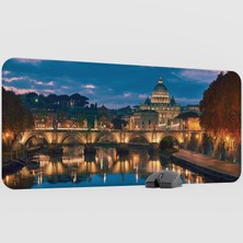 mousepad bastir Roma Kaymaz Kauçuk Mousepad V4 - 90X40 Xxl Gaming Mouse Pad Fare Altlığı