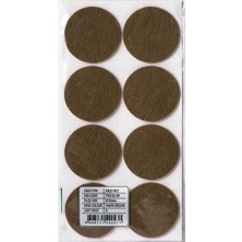 Şahin Yapışkanlı Masa Sandalye Keçesi Zemin Koruyucu Keçe Yuvarlak 1 Paket (50 Mm)
