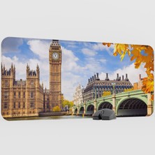 mousepad bastir London 2 Kaymaz Kauçuk Mousepad V1 - 90X40 Xxl Gaming Mouse Pad Fare Altlığı