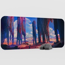 mousepad bastir Dijital 4 Kaymaz Kauçuk Mousepad V3 - 70X30 Xl Gaming Mouse Pad Fare Altlığı
