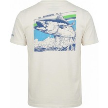 Shimano Ecru Tuna M Beden T-Shirt
