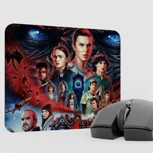 mousepad bastir Stranger Things 2 Dizi Film Mousepad V1 - 22X18 Gaming Mouse Pad Fare Altlığı