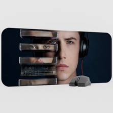 mousepad bastir 13 Reasons Why Dizi Film Mousepad V4 - 70X30 Xl Gaming Mouse Pad Fare Altlığı