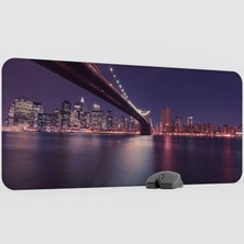 mousepad bastir New York 2 Kaymaz Kauçuk Mousepad V1 - 90X40 Xxl Gaming Mouse Pad Fare Altlığı