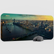 mousepad bastir London Kaymaz Kauçuk Mousepad V1 - 70X30 Xl Gaming Mouse Pad Fare Altlığı