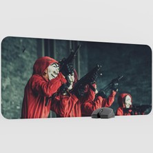 mousepad bastir La Casa De Papel Kore Dizi Film Mousepad V3 - 90X40 Xxl Gaming Mouse Pad Fare Altlığı