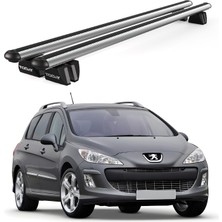 Today Auto Pençe Peugeot 308 Sw (2008-2014) Uyumlu Gri Ara Atkı Port Bagaj Tavan Barı