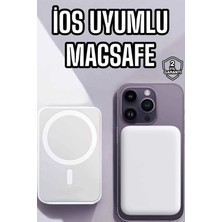 Aydogan's 5000 Mah Ios Uyumlu Magsafe Kablosuz Şarj Hızlı Şarj Desteği
