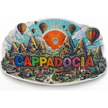 Aydogan's Kapadokya Temalı Silikon Buzdolabı Magneti Model 4