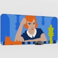 mousepad bastir The Queen's Gambit Dizi Film Mousepad V1 - 90X40 Xxl Gaming Mouse Pad Fare Altlığı