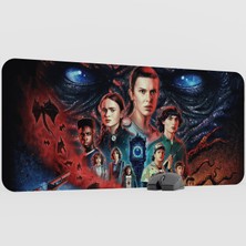 mousepad bastir Stranger Things 2 Dizi Film Mousepad V1 - 90X40 Xxl Gaming Mouse Pad Fare Altlığı