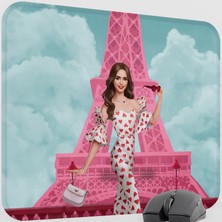 mousepad bastir Emily In Paris Dizi Film Mousepad V1 - 48X40 Xl Gaming Mouse Pad Fare Altlığı
