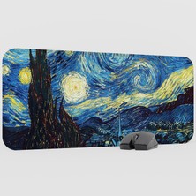mousepad bastir Van Gogh Kaymaz Kauçuk Mousepad V2 - 70X30 Xl Gaming Mouse Pad Fare Altlığı