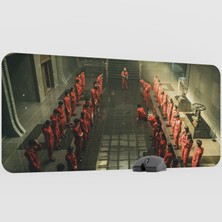 mousepad bastir La Casa De Papel Kore Dizi Film Mousepad V4 - 90X40 Xxl Gaming Mouse Pad Fare Altlığı
