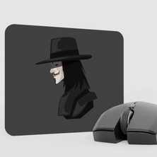 mousepad bastir V For Vendetta Kaymaz Kauçuk Mousepad V5 - 22X18 Gaming Mouse Pad Fare Altlığı