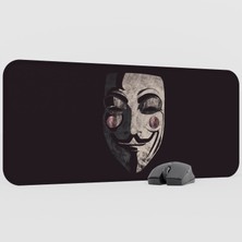 mousepad bastir V For Vendetta 2 Kaymaz Kauçuk Mousepad V2 - 70X30 Xl Gaming Mouse Pad Fare Altlığı