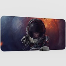 mousepad bastir Astronot Kaymaz Kauçuk Mousepad V1 - 90X40 Xxl Gaming Mouse Pad Fare Altlığı