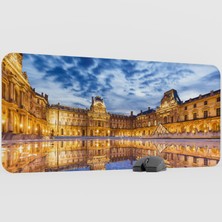 mousepad bastir Louvre Museum Kaymaz Kauçuk Mousepad V4 - 90X40 Xxl Gaming Mouse Pad Fare Altlığı