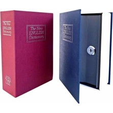 Aydogan's Kitap Görünümlü Gizli Kasa Büyük Boy Anahtarlı Kilitli Para Kasası