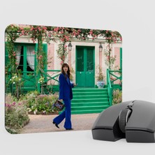 mousepad bastir Emily In Paris Dizi Film Mousepad V4 - 22X18 Gaming Mouse Pad Fare Altlığı