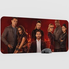 mousepad bastir Lucifer Dizi Film Mousepad V2 - 90X40 Xxl Gaming Mouse Pad Fare Altlığı