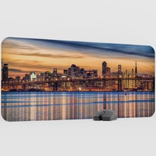 mousepad bastir California 2 Kaymaz Kauçuk Mousepad V2 - 90X40 Xxl Gaming Mouse Pad Fare Altlığı
