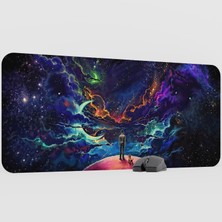 mousepad bastir Dijital 5 Kaymaz Kauçuk Mousepad V4 - 90X40 Xxl Gaming Mouse Pad Fare Altlığı