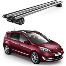 Today Auto Pençe Renault Grand Scanic (2009-2016) Uyumlu Gri Ara Atkı Port Bagaj Tavan Barı