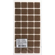 Şahin Yapışkanlı Masa Sandalye Keçesi Zemin Koruyucu Keçe Yuvarlak 1 Paket (25 mm x 25 Mm)