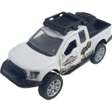 Najmaddin Çek Bırak Metal Arazi Aracı 13 cm - Beyaz