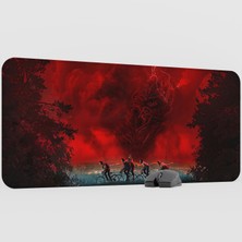 mousepad bastir Stranger Things Dizi Film Mousepad V4 - 90X40 Xxl Gaming Mouse Pad Fare Altlığı