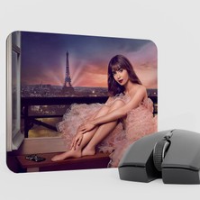mousepad bastir Emily In Paris Dizi Film Mousepad V5 - 22X18 Gaming Mouse Pad Fare Altlığı