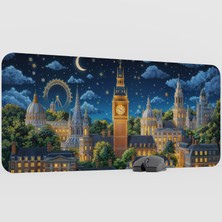 mousepad bastir London Kaymaz Kauçuk Mousepad V3 - 90X40 Xxl Gaming Mouse Pad Fare Altlığı