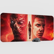 mousepad bastir Stranger Things 2 Dizi Film Mousepad V3 - 90X40 Xxl Gaming Mouse Pad Fare Altlığı