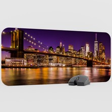 mousepad bastir New York 2 Kaymaz Kauçuk Mousepad V5 - 70X30 Xl Gaming Mouse Pad Fare Altlığı