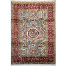 El Dokuma Afgan Halı Memlook 6metre 100% Yün Kök Boya Elsanat Eserı