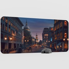 mousepad bastir London Kaymaz Kauçuk Mousepad V4 - 90X40 Xxl Gaming Mouse Pad Fare Altlığı
