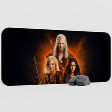 mousepad bastir The Witcher Dizi Film Mousepad V1 - 70X30 Xl Gaming Mouse Pad Fare Altlığı