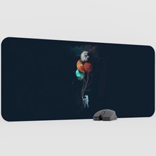 mousepad bastir Astronot Kaymaz Kauçuk Mousepad V5 - 90X40 Xxl Gaming Mouse Pad Fare Altlığı