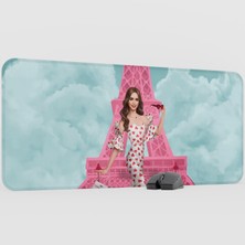 mousepad bastir Emily In Paris Dizi Film Mousepad V1 - 90X40 Xxl Gaming Mouse Pad Fare Altlığı