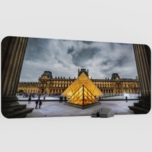 mousepad bastir Louvre Museum Kaymaz Kauçuk Mousepad V2 - 90X40 Xxl Gaming Mouse Pad Fare Altlığı