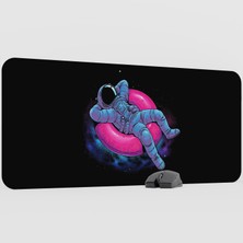 mousepad bastir Astronot Kaymaz Kauçuk Mousepad V2 - 90X40 Xxl Gaming Mouse Pad Fare Altlığı