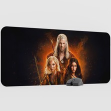 mousepad bastir The Witcher Dizi Film Mousepad V1 - 90X40 Xxl Gaming Mouse Pad Fare Altlığı