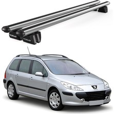 Today Auto Pençe Peugeot 307 Sw (2001-2008) Uyumlu Gri Ara Atkı Port Bagaj Tavan Barı