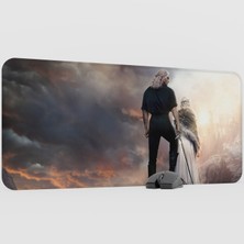 mousepad bastir The Witcher Dizi Film Mousepad V4 - 90X40 Xxl Gaming Mouse Pad Fare Altlığı