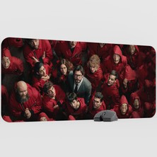 mousepad bastir La Casa De Papel Dizi Film Mousepad V1 - 90X40 Xxl Gaming Mouse Pad Fare Altlığı