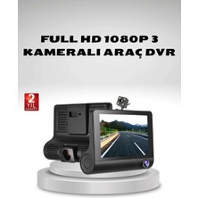 Aydogan's Araç Kamerası 3’lü Full Hd Dvr 1080P Gece Görüşlü ve G-Sensörlü