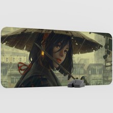mousepad bastir Girl Kaymaz Kauçuk Mousepad V4 - 90X40 Xxl Gaming Mouse Pad Fare Altlığı