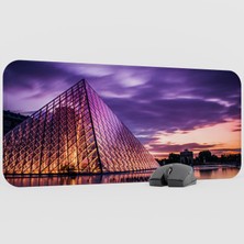 mousepad bastir Louvre Museum Kaymaz Kauçuk Mousepad V3 - 70X30 Xl Gaming Mouse Pad Fare Altlığı