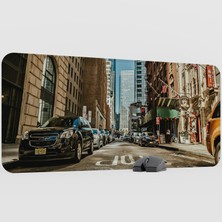 mousepad bastir New York 2 Kaymaz Kauçuk Mousepad V4 - 90X40 Xxl Gaming Mouse Pad Fare Altlığı